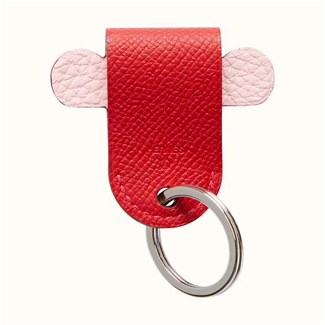 portachiavi hermes|Portachiavi Hermès con trifoglio a quattrofoglie, in pelle  .